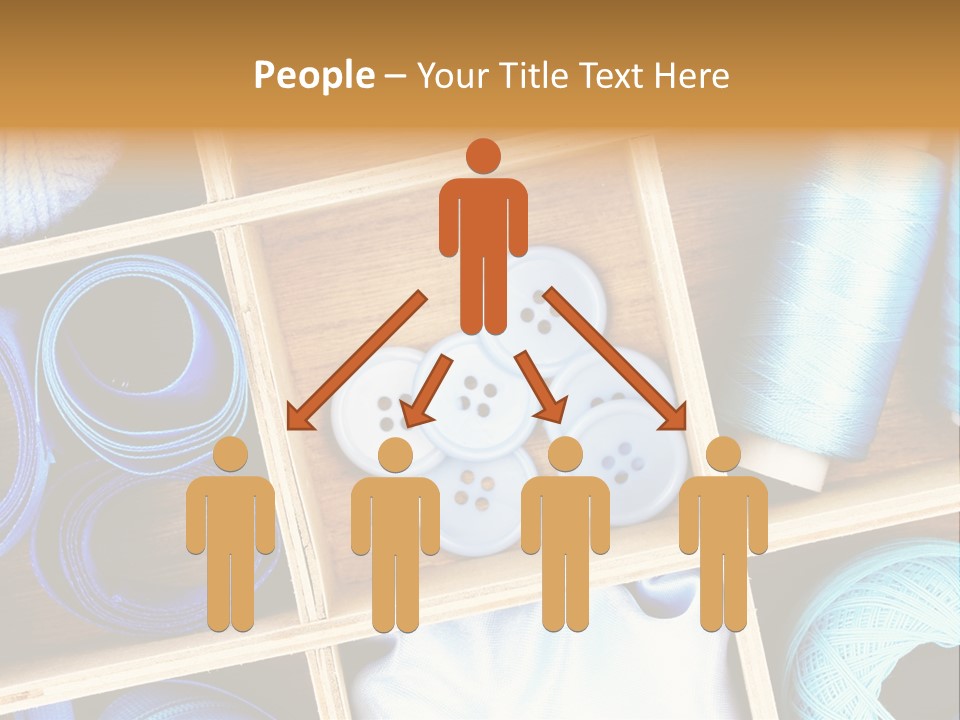 Spool Reel Bobbin PowerPoint Template