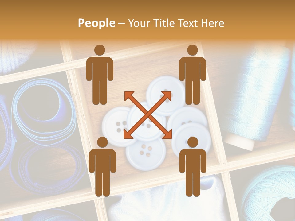 Spool Reel Bobbin PowerPoint Template