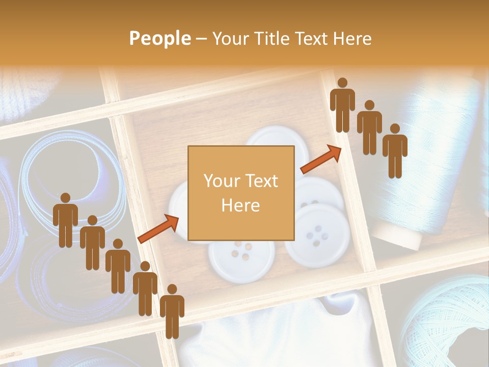 Spool Reel Bobbin PowerPoint Template