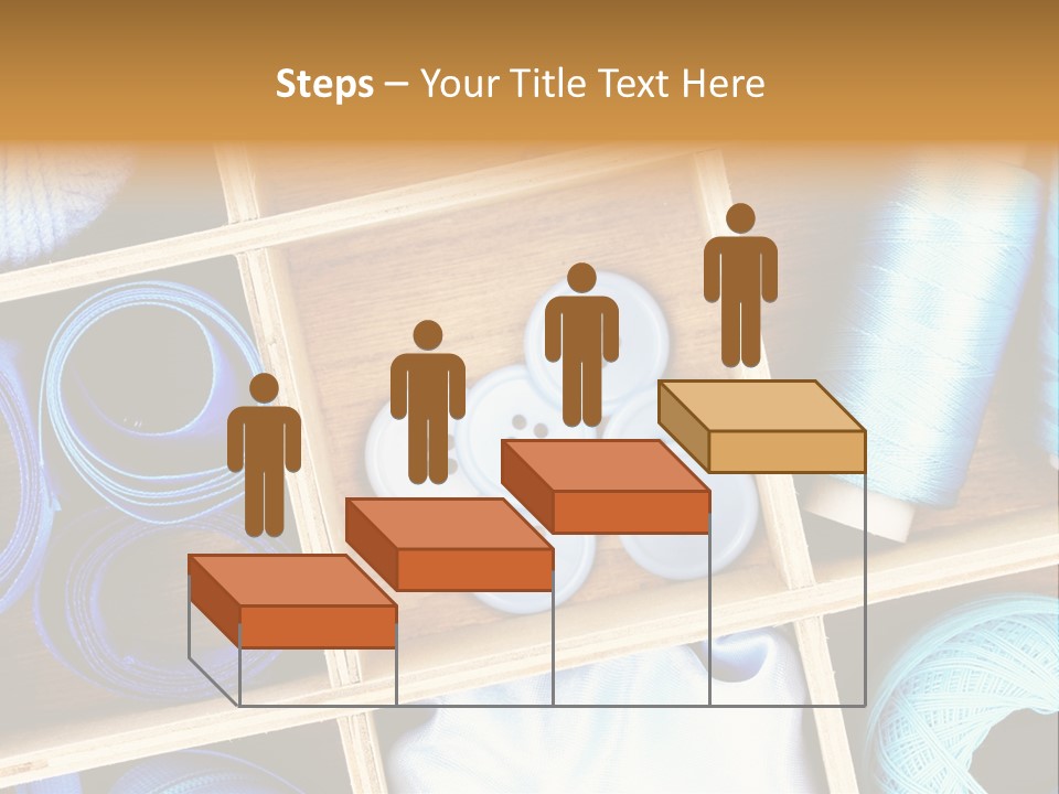 Spool Reel Bobbin PowerPoint Template