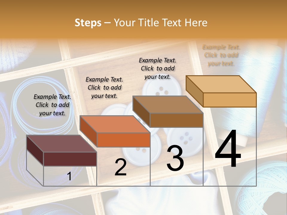 Spool Reel Bobbin PowerPoint Template