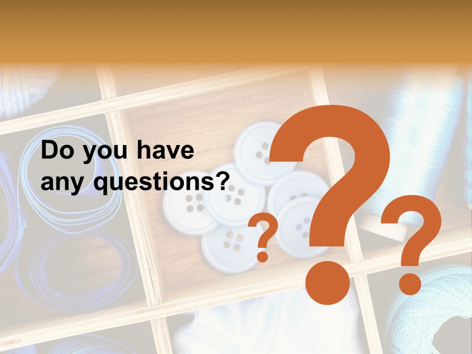 Spool Reel Bobbin PowerPoint Template