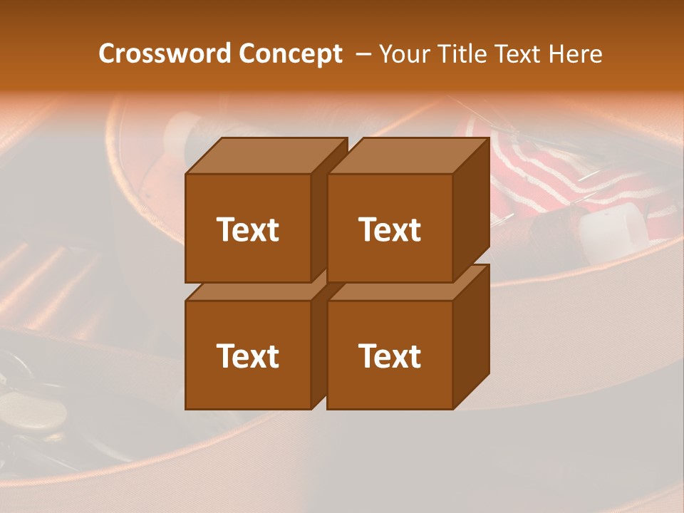 Nobody Instrument Accessory PowerPoint Template