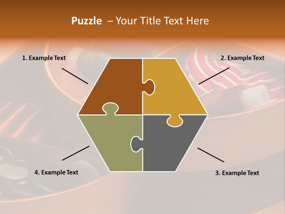 Nobody Instrument Accessory PowerPoint Template