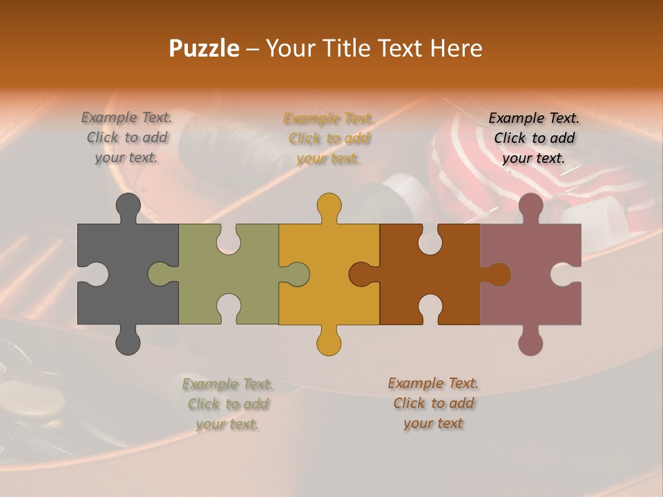 Nobody Instrument Accessory PowerPoint Template
