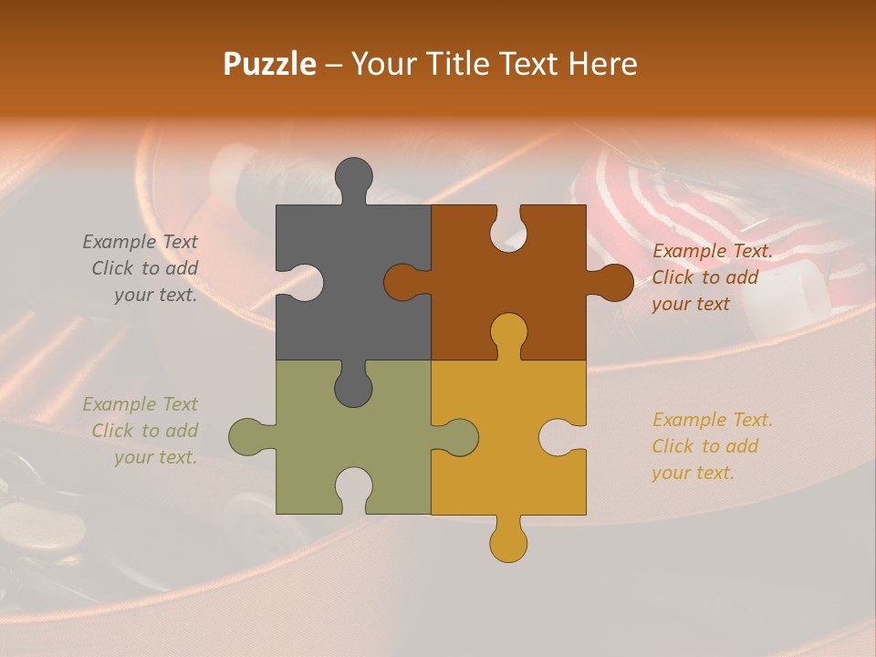 Nobody Instrument Accessory PowerPoint Template