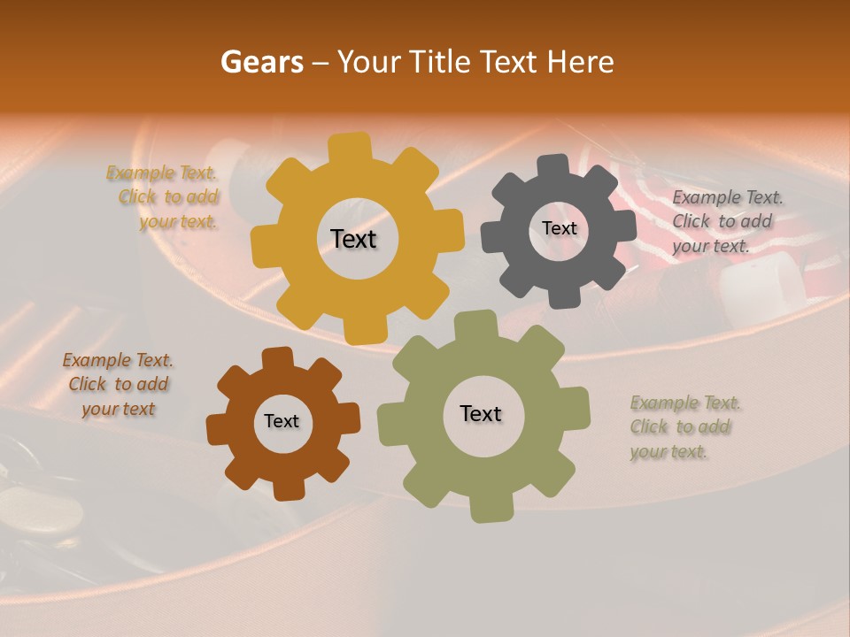 Nobody Instrument Accessory PowerPoint Template