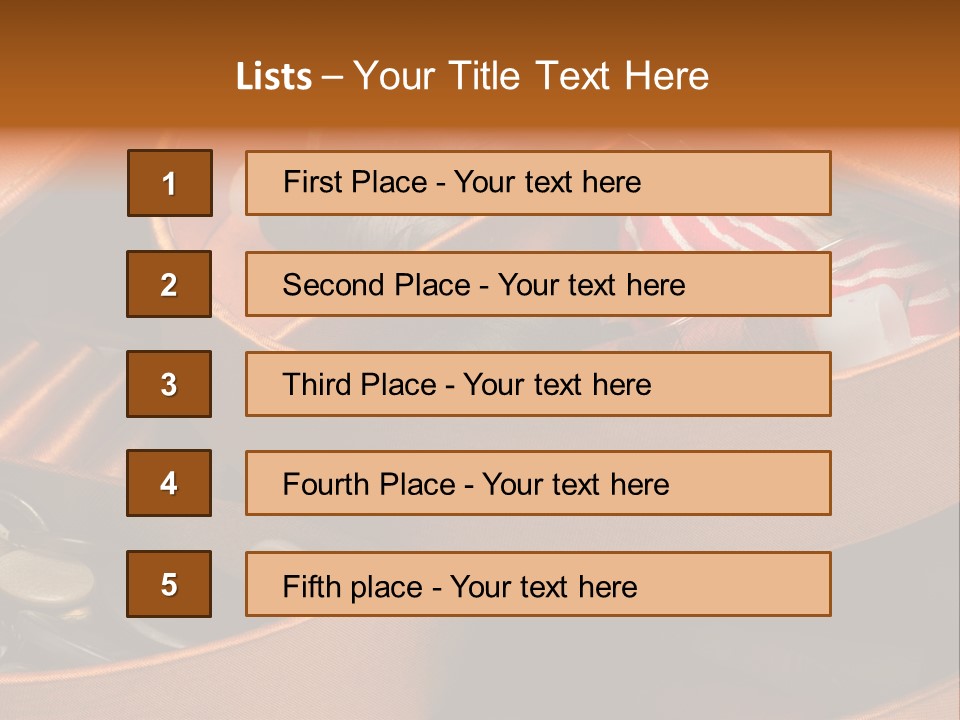 Nobody Instrument Accessory PowerPoint Template