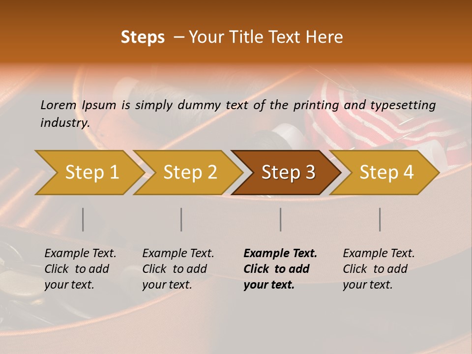 Nobody Instrument Accessory PowerPoint Template