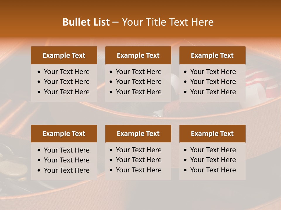 Nobody Instrument Accessory PowerPoint Template