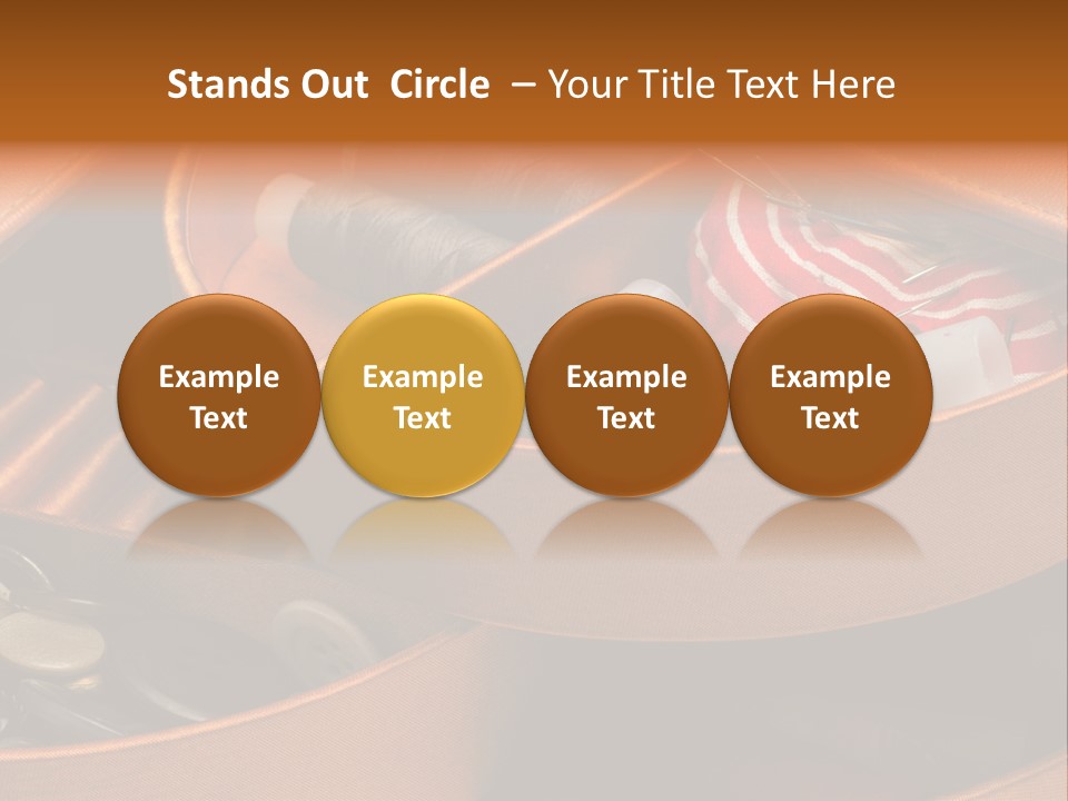 Nobody Instrument Accessory PowerPoint Template