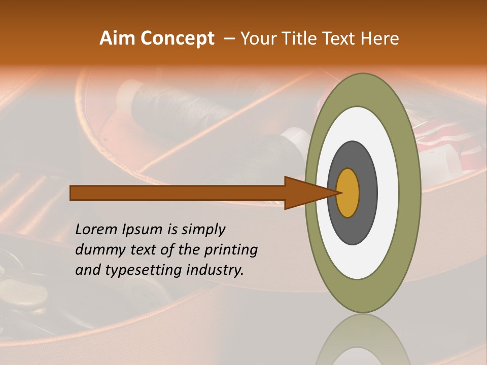 Nobody Instrument Accessory PowerPoint Template
