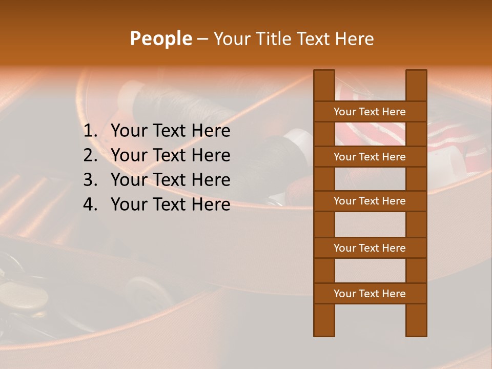 Nobody Instrument Accessory PowerPoint Template