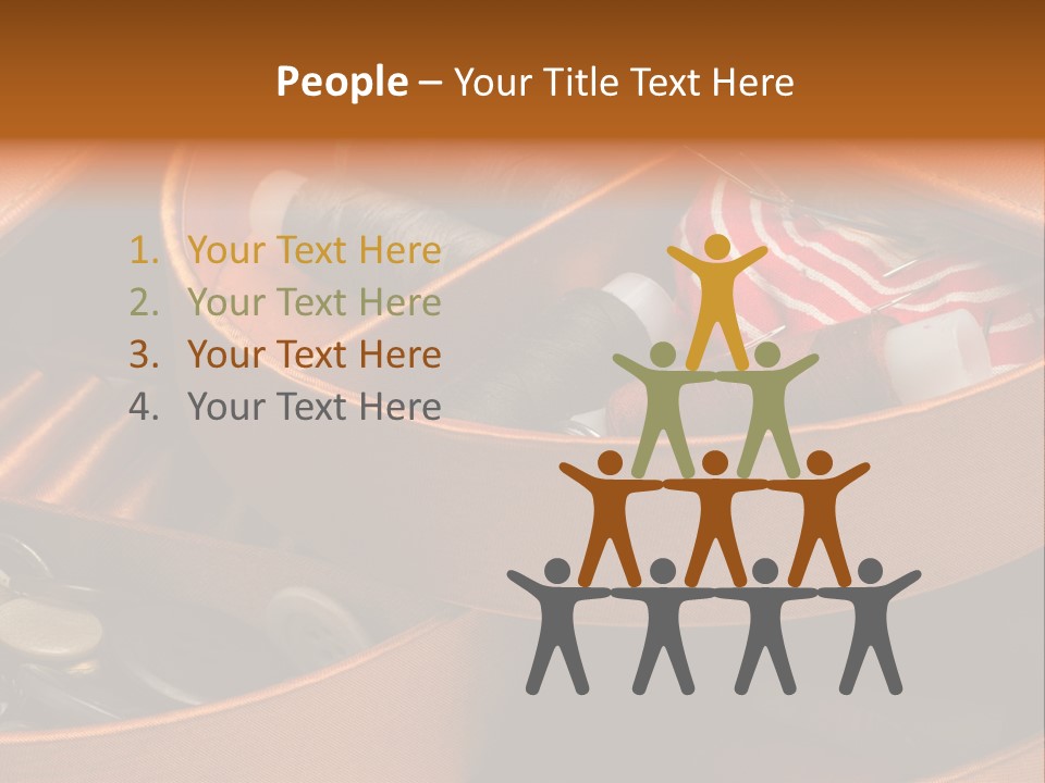Nobody Instrument Accessory PowerPoint Template