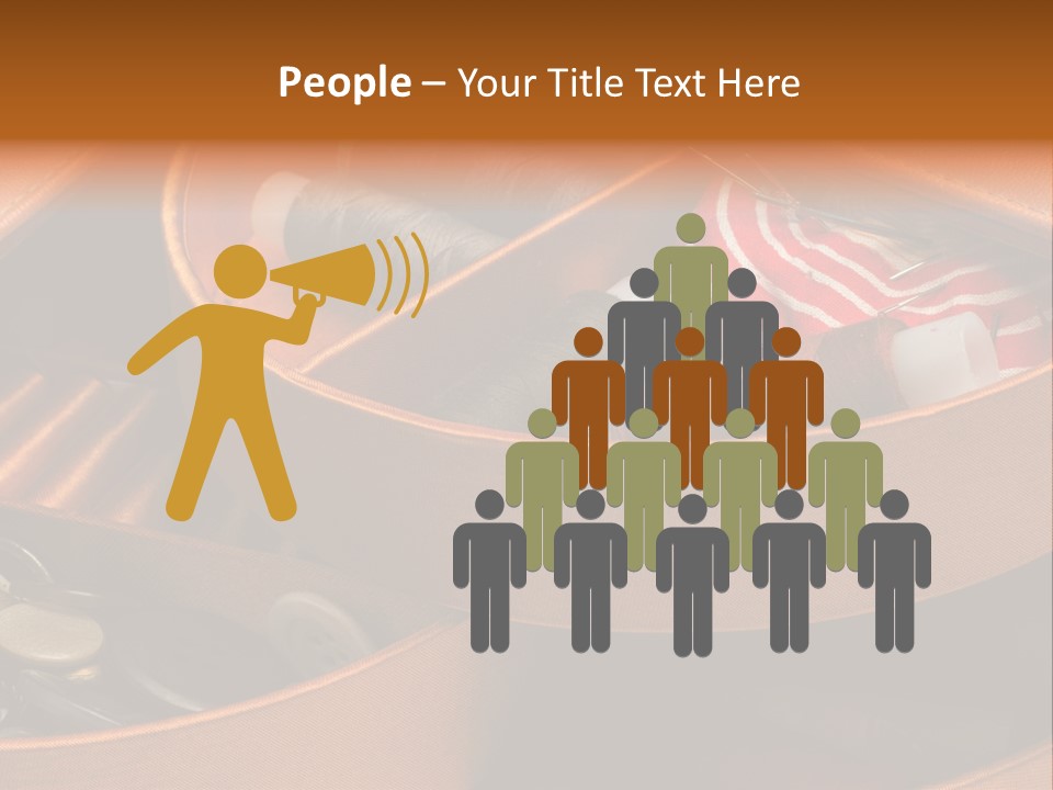 Nobody Instrument Accessory PowerPoint Template