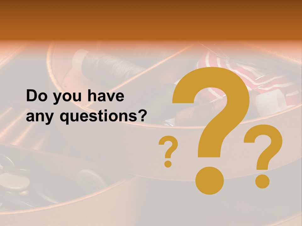 Nobody Instrument Accessory PowerPoint Template