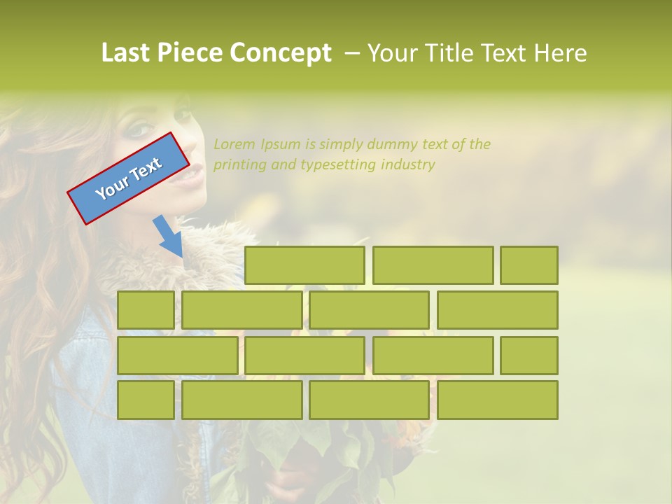 Lifestyle Flora Sunflowers PowerPoint Template