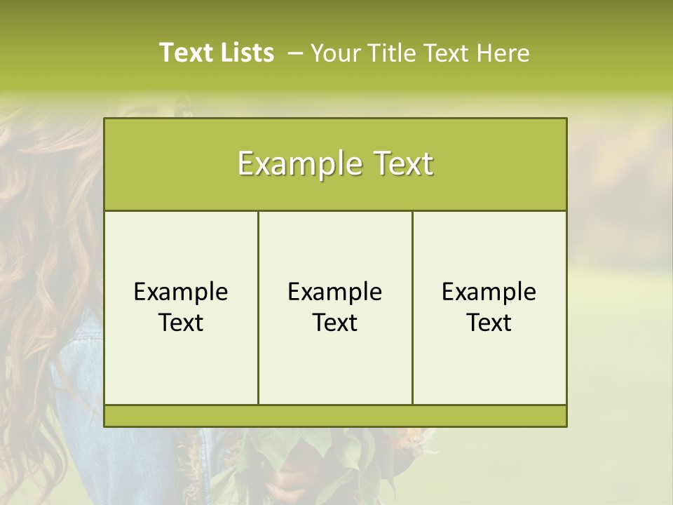 Lifestyle Flora Sunflowers PowerPoint Template