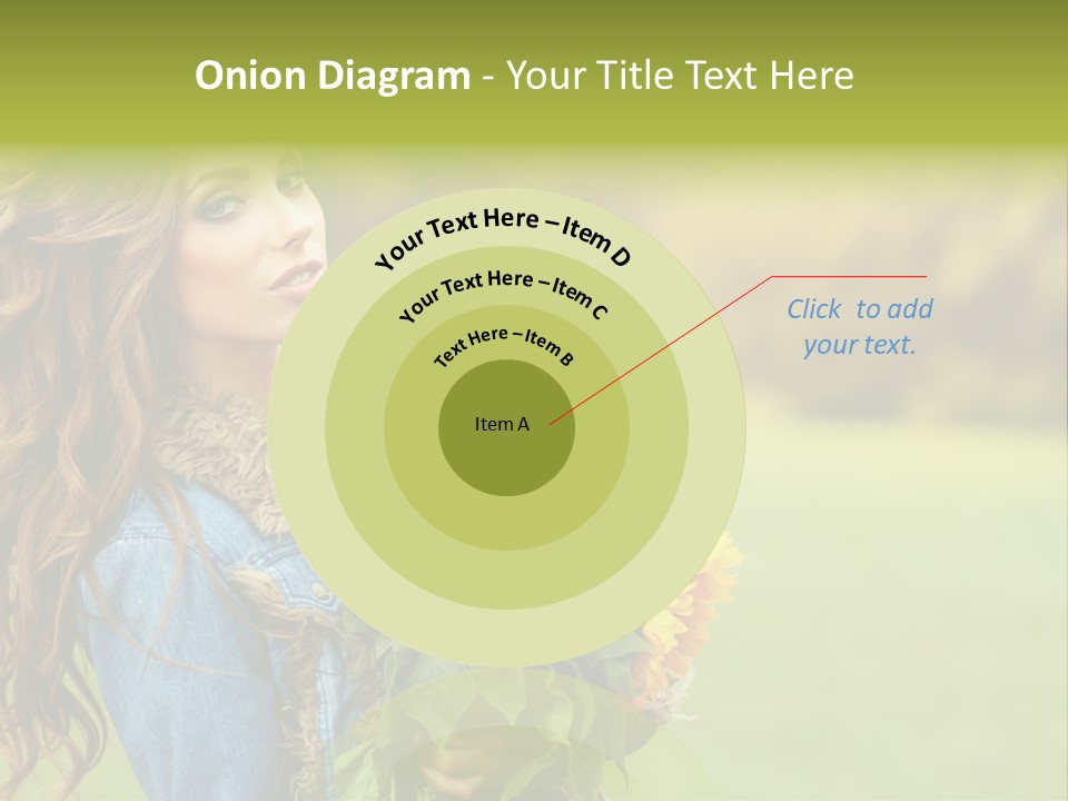 Lifestyle Flora Sunflowers PowerPoint Template