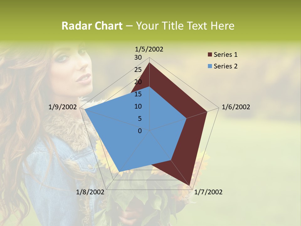 Lifestyle Flora Sunflowers PowerPoint Template