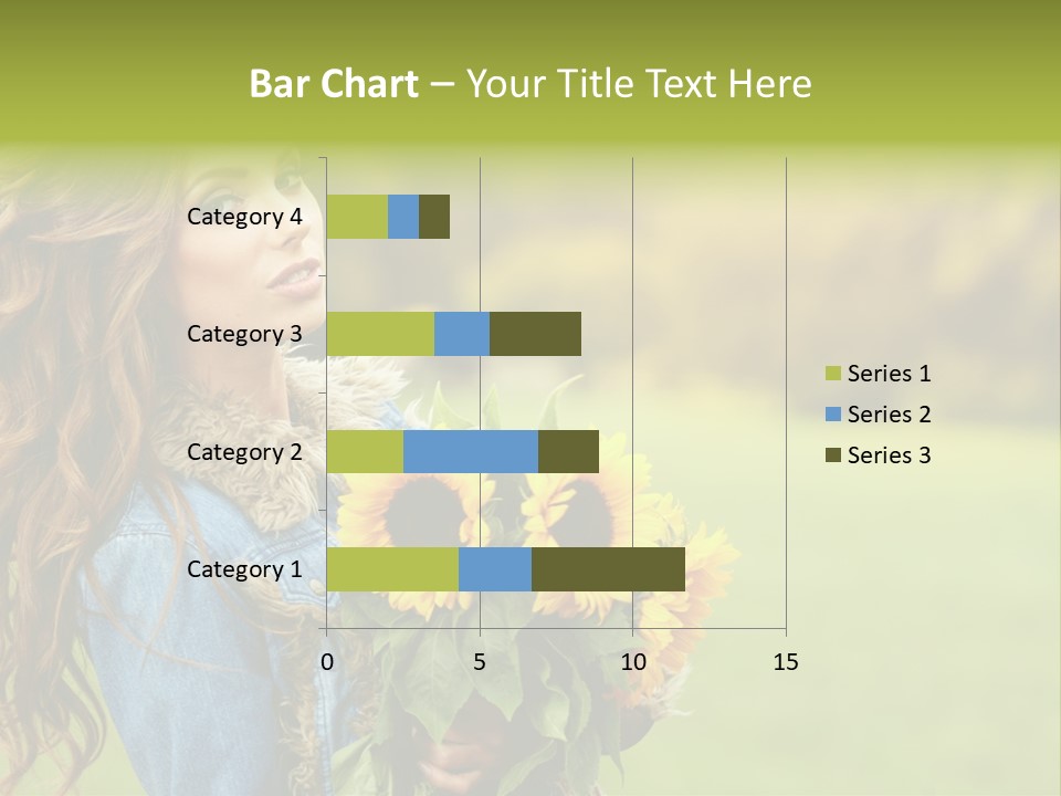 Lifestyle Flora Sunflowers PowerPoint Template