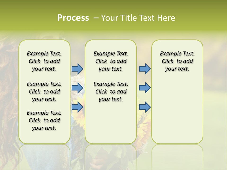 Lifestyle Flora Sunflowers PowerPoint Template