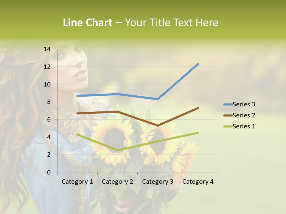 Lifestyle Flora Sunflowers PowerPoint Template
