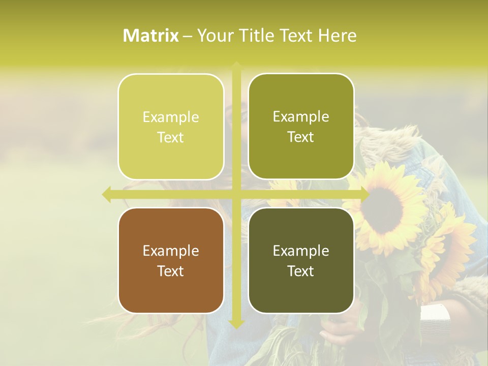 Happiness Life Fresh PowerPoint Template