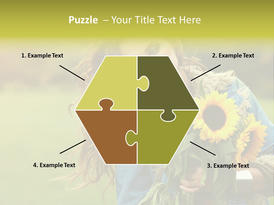 Happiness Life Fresh PowerPoint Template