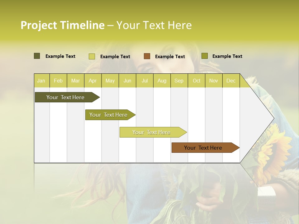 Happiness Life Fresh PowerPoint Template