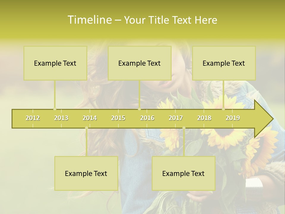 Happiness Life Fresh PowerPoint Template