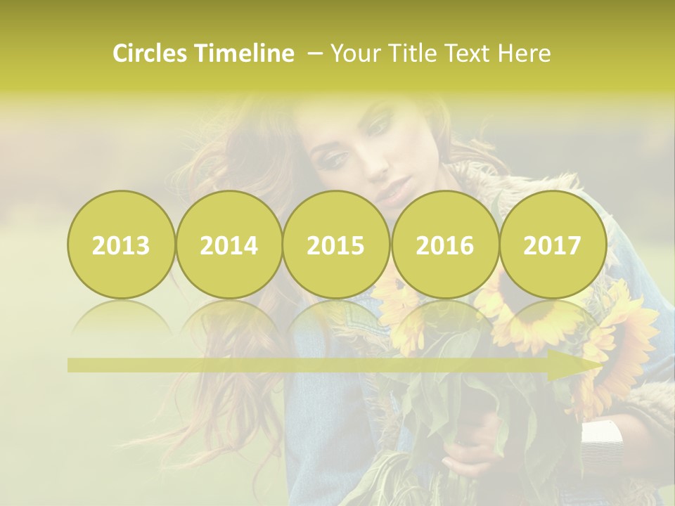 Happiness Life Fresh PowerPoint Template