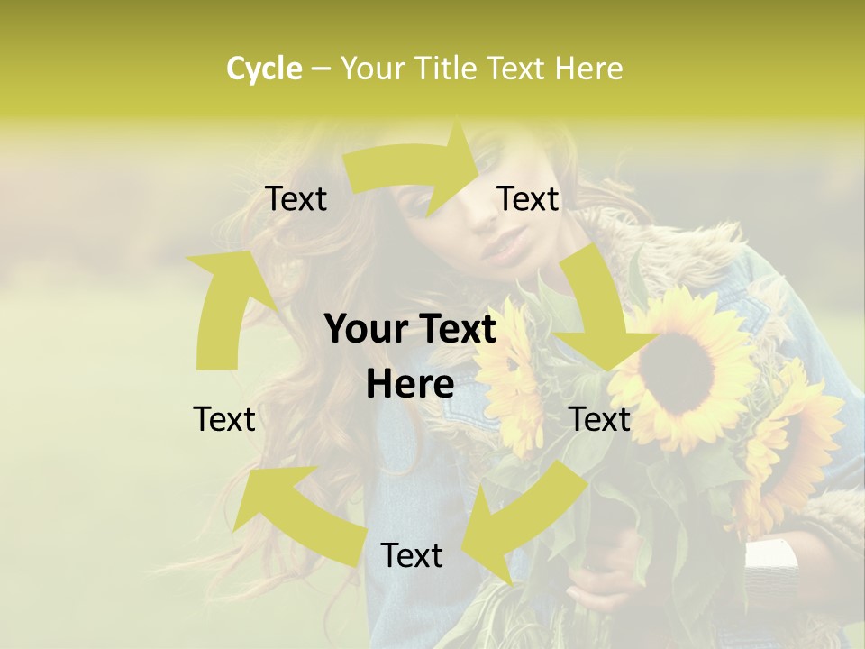 Happiness Life Fresh PowerPoint Template