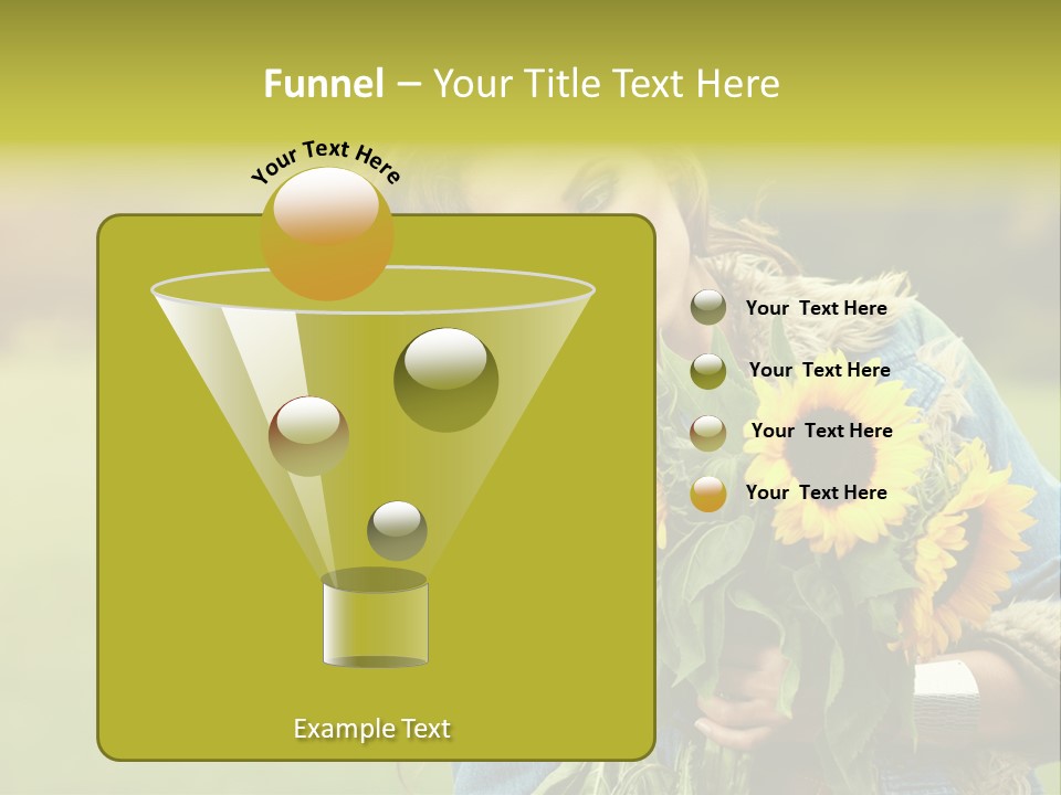 Happiness Life Fresh PowerPoint Template