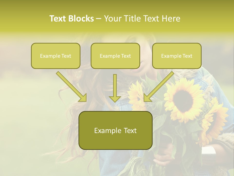 Happiness Life Fresh PowerPoint Template