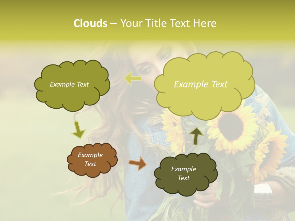 Happiness Life Fresh PowerPoint Template