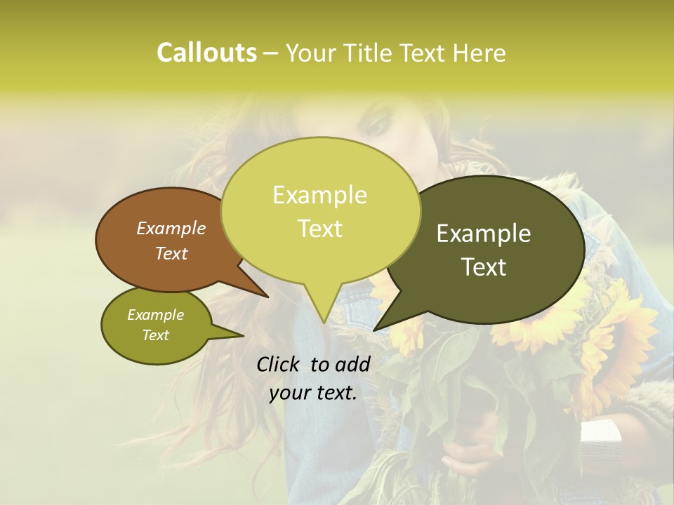 Happiness Life Fresh PowerPoint Template