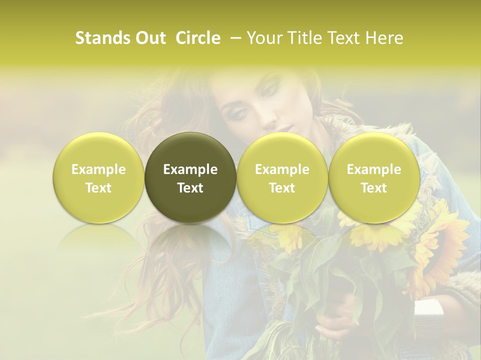 Happiness Life Fresh PowerPoint Template