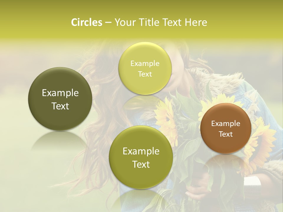 Happiness Life Fresh PowerPoint Template