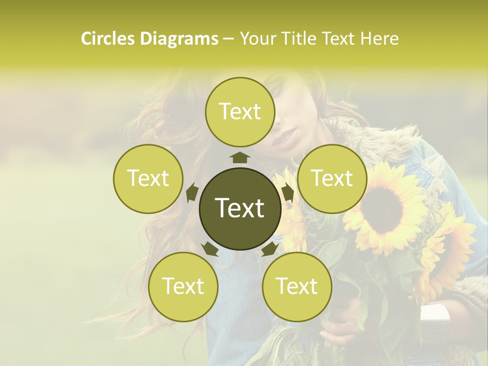 Happiness Life Fresh PowerPoint Template