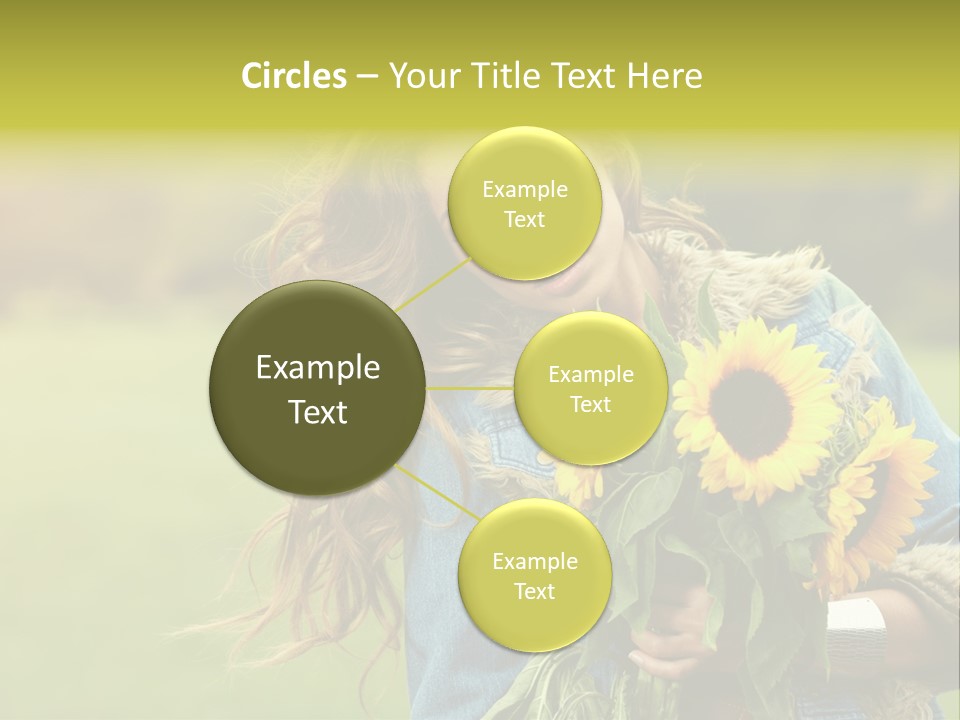 Happiness Life Fresh PowerPoint Template