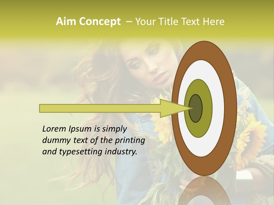 Happiness Life Fresh PowerPoint Template