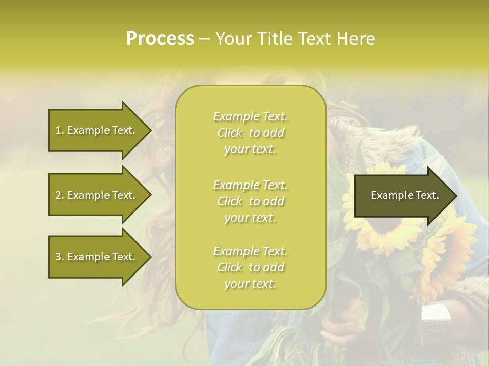 Happiness Life Fresh PowerPoint Template