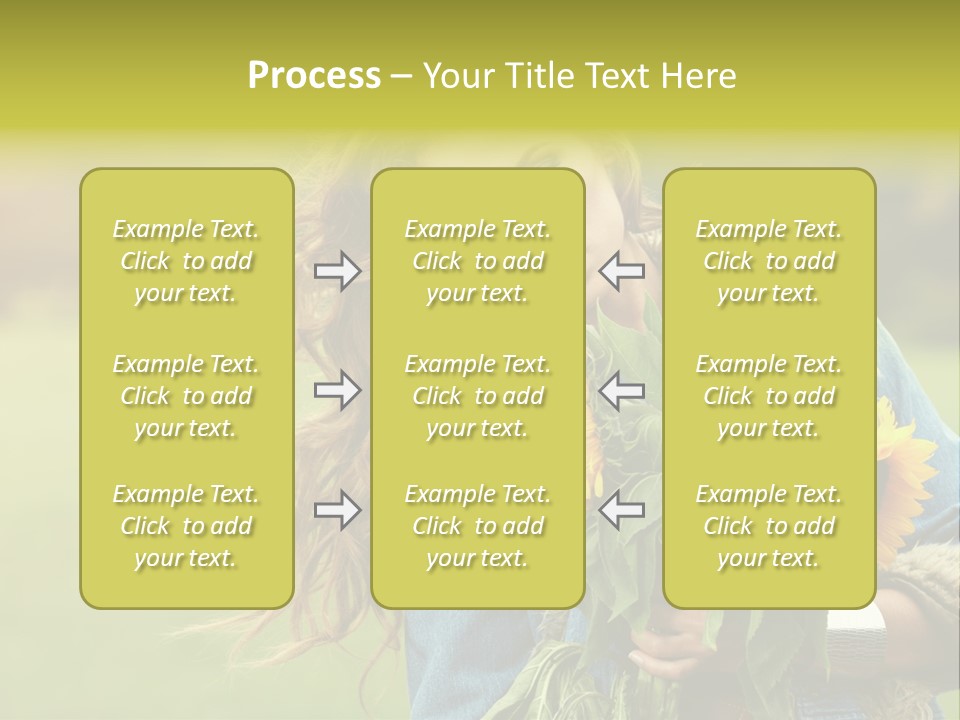 Happiness Life Fresh PowerPoint Template
