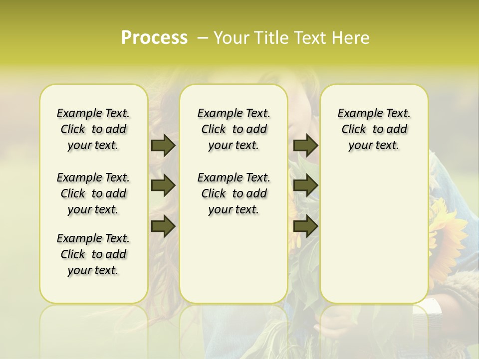 Happiness Life Fresh PowerPoint Template
