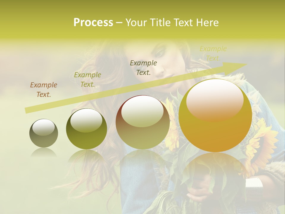 Happiness Life Fresh PowerPoint Template