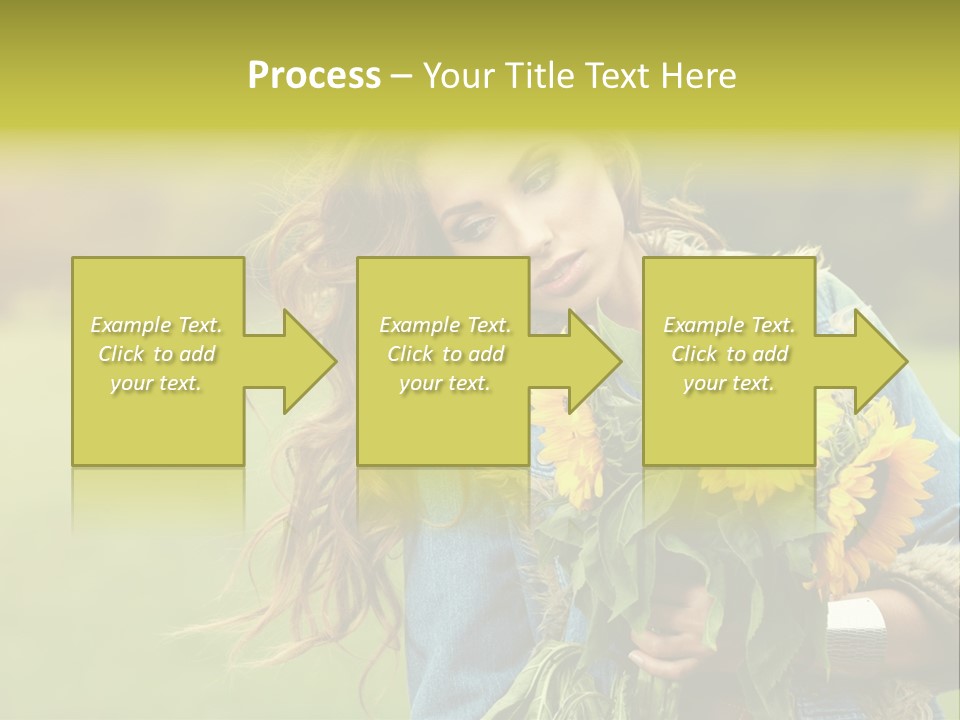 Happiness Life Fresh PowerPoint Template