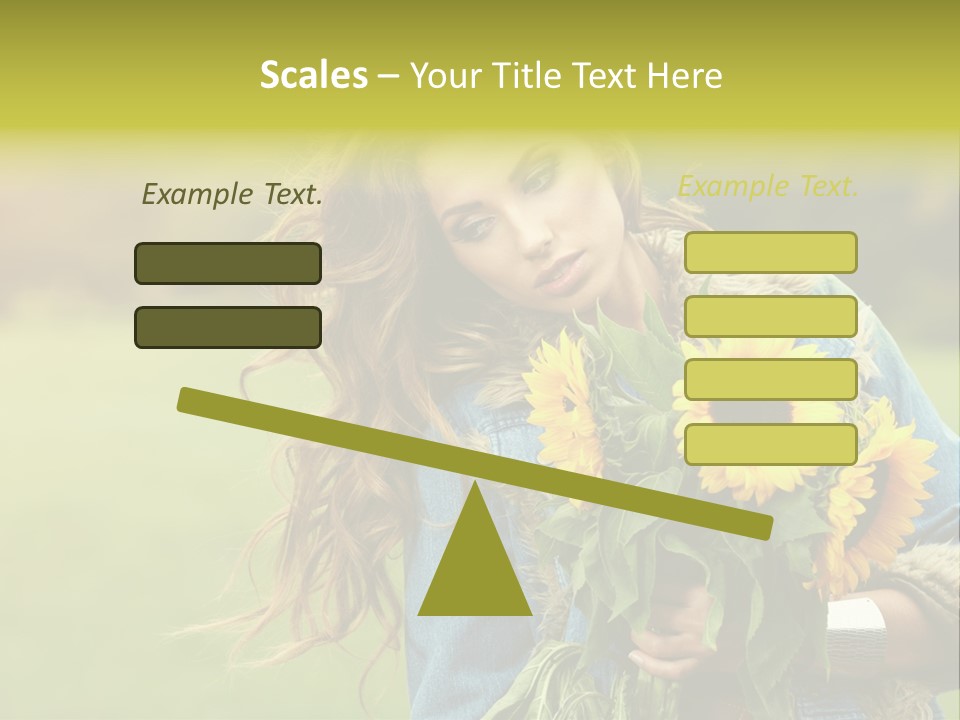 Happiness Life Fresh PowerPoint Template