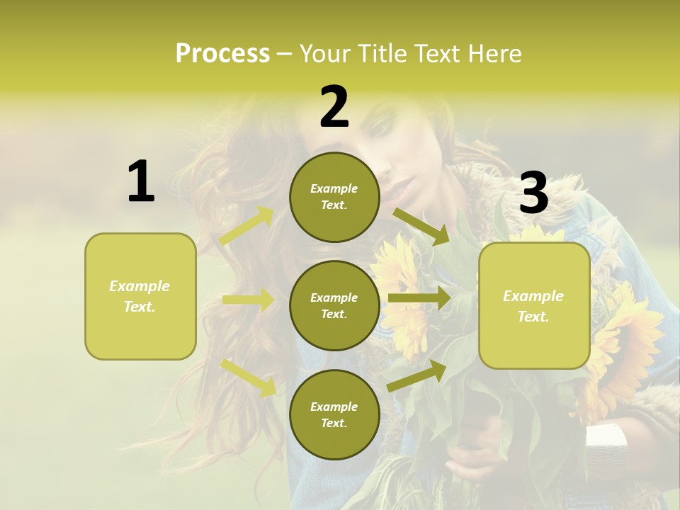 Happiness Life Fresh PowerPoint Template