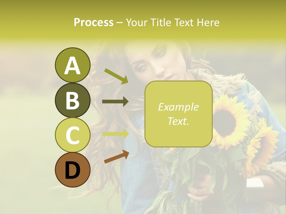 Happiness Life Fresh PowerPoint Template